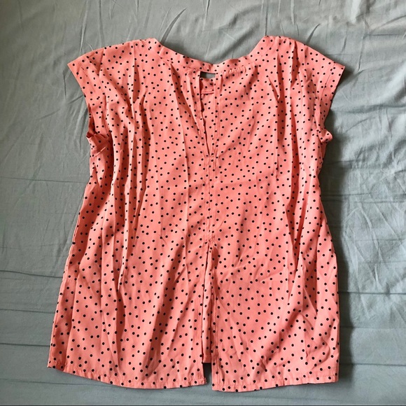 Abercrombie Polka Print Peach Top - Picture 5 of 5